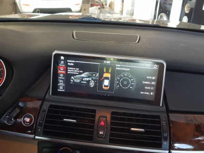 Εγκατάσταση οθόνης 10.25" Digital IQ Android 12 σε BMW X5 E70.