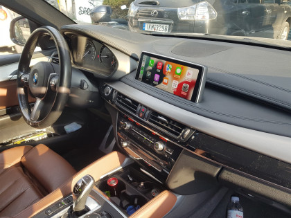 Εγκατάσταση Apple CarPlay και Android Auto σε BMW X6 M F86 (2014–2019).