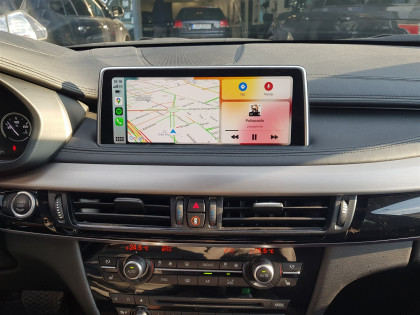 Εγκατάσταση Apple CarPlay και Android Auto σε BMW X6 M F86 (2014–2019).