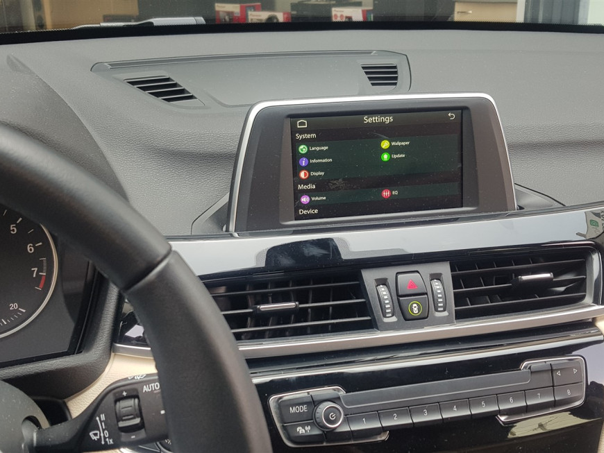 Εγκατάσταση Apple CarPlay Wireless και Android Auto σε BMW X1 F48.