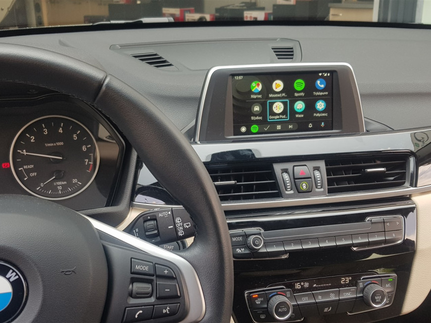 Εγκατάσταση Apple CarPlay Wireless και Android Auto σε BMW X1 F48.
