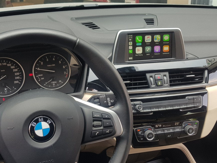 Εγκατάσταση Apple CarPlay Wireless και Android Auto σε BMW X1 F48.