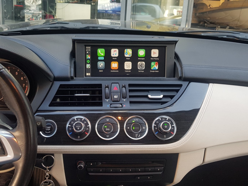 Εγκατάσταση Wireless Apple CarPlay, Media Player και Android Auto σε BMW Z4 E89.