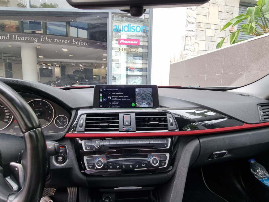 Εγκατάσταση Wireless CarPlay, Android Auto & Media Player σε BMW F30 Sedan.