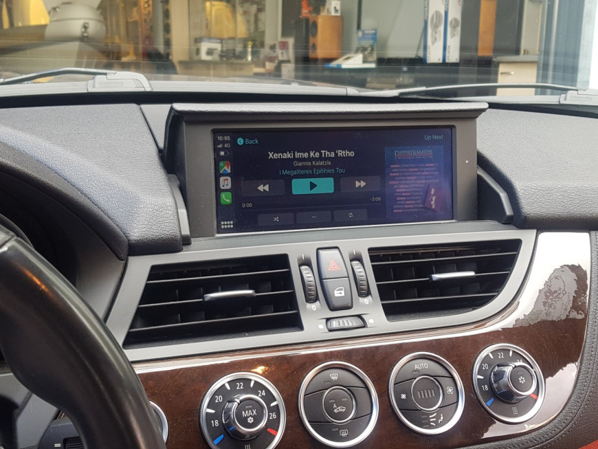 Εγκατάσταση Wireless Apple CarPlay, Media Player και Android Auto σε BMW Z4 E89.