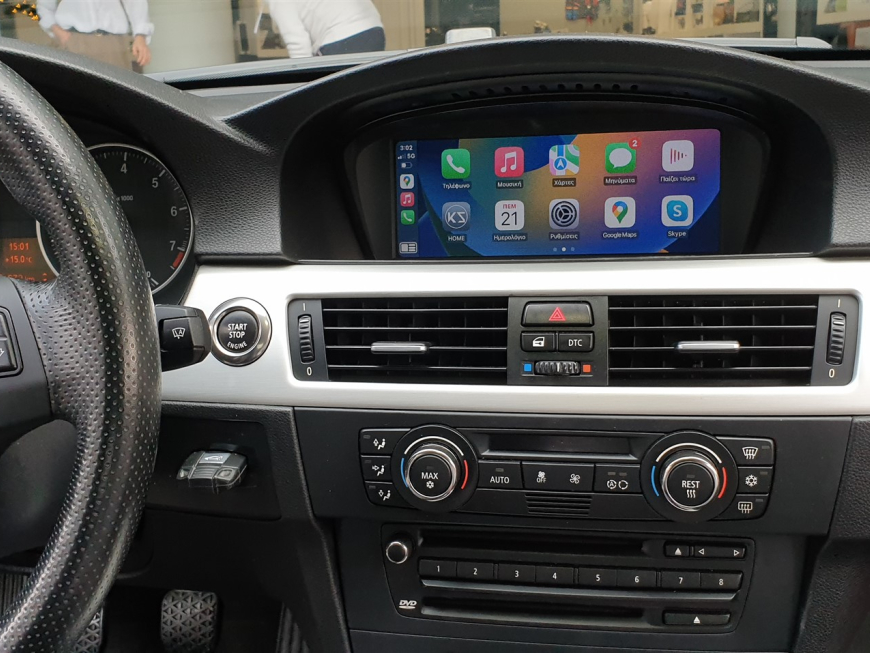 Εγκατάσταση Wireless CarPlay, Android Auto & Media Player σε BMW 3 Series E92.