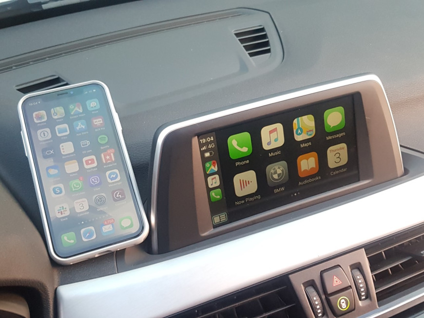 Εγκατάσταση Apple CarPlay και Android Auto σε BMW X1 F48.