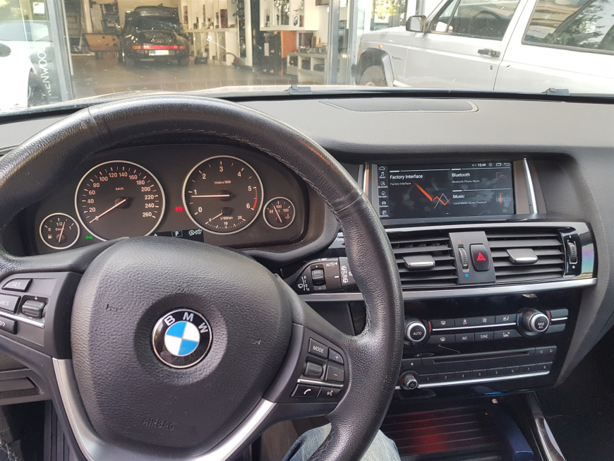 Εγκατάσταση Apple CarPlay, Android Auto σε BMW X3 F25.