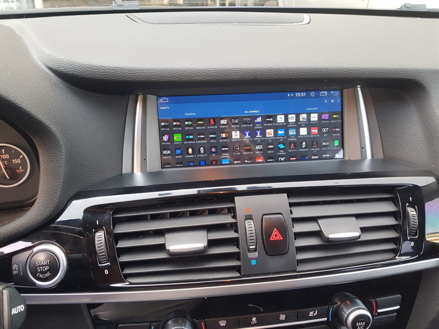 Εγκατάσταση Apple CarPlay, Android Auto σε BMW X3 F25.
