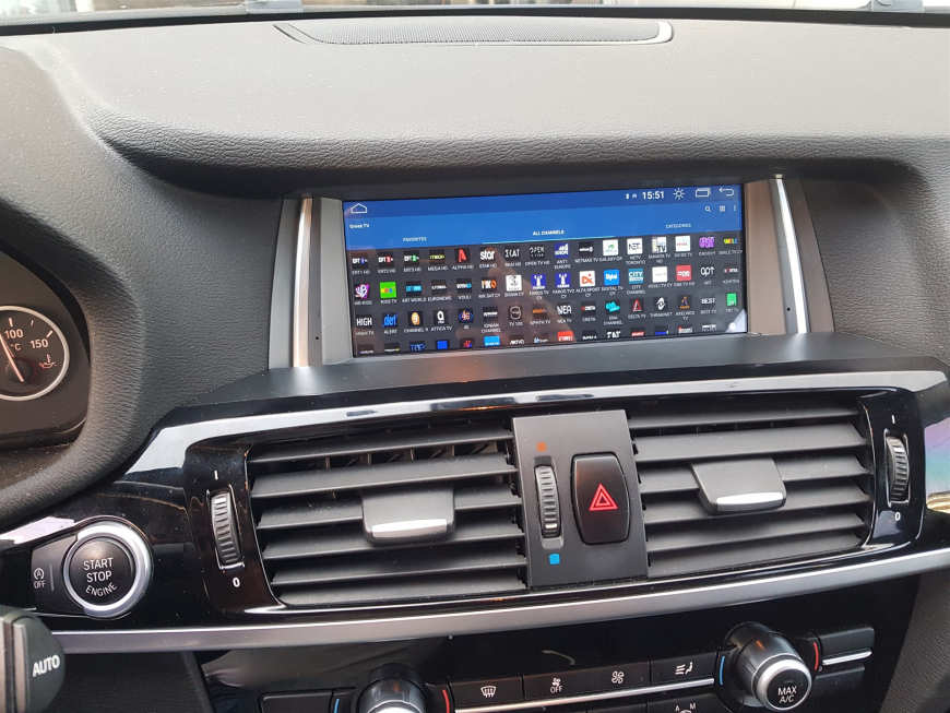 Εγκατάσταση Apple CarPlay, Android Auto σε BMW X3 F25.