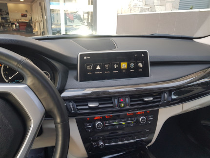 Εγκατάσταση Apple CarPlay, Android Auto σε BMW X5 E70.