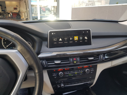 Εγκατάσταση Apple CarPlay, Android Auto σε BMW X5 E70.