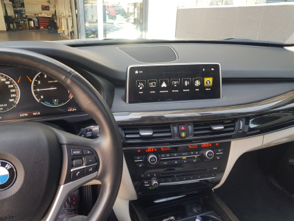 Εγκατάσταση Apple CarPlay, Android Auto σε BMW X5 E70.