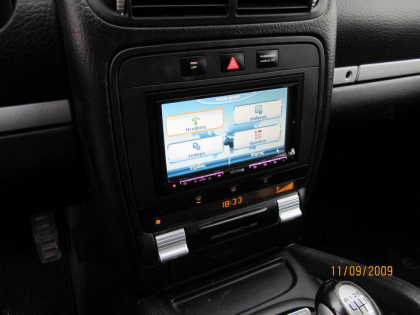 Εγκατάσταση Car cinema Kenwood DDX8024BT-Navibox σε Porsche Cayenne.