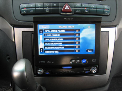 Εγκατάσταση Car Cinema και συστήματος πλοήγησης Pioneer AVIC-X1BT σε Mercedes Viano.