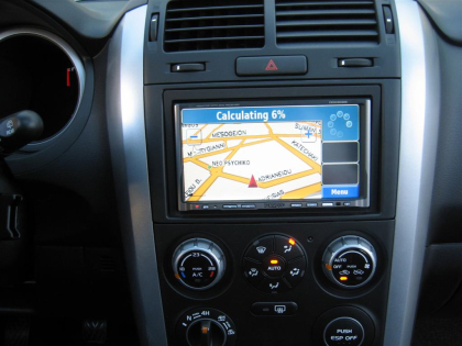 Εγκατάσταση Car Cinema - Navi Kenwood DDX-6029 σε Grand Vitara 2006, πίσω οθόνες στα προσκέφαλα Macrom