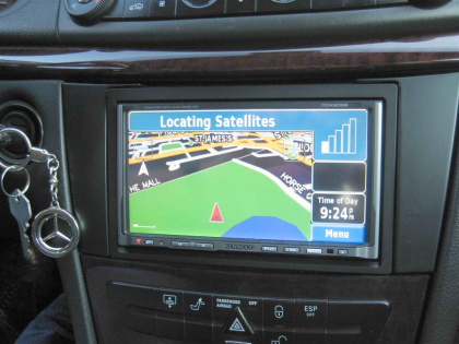 Εγκατάσταση Car Cinema και σύστημα πλοήγησης Kenwood DDX-6029 σε Mercedes E270.