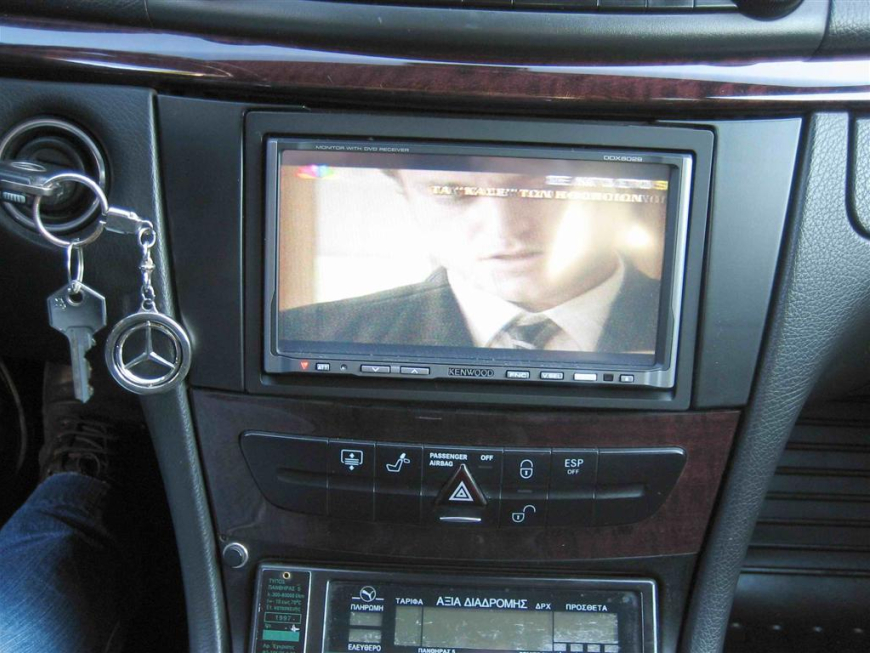 Εγκατάσταση Car Cinema και σύστημα πλοήγησης Kenwood DDX-6029 σε Mercedes E270.