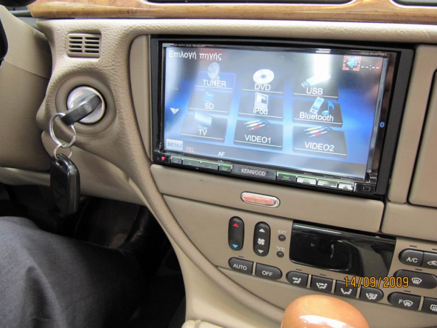 Εγκατάσταση 2DIN Kenwοod Οθόνης σε Jaguar S Type