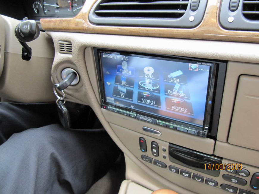 Εγκατάσταση 2DIN Kenwοod Οθόνης σε Jaguar S Type