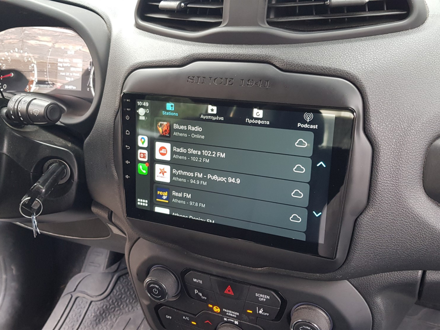 Εγκατάσταση Car Cinema – Digital IQ: Apple CarPlay & Android Auto σε Renegade 2021.