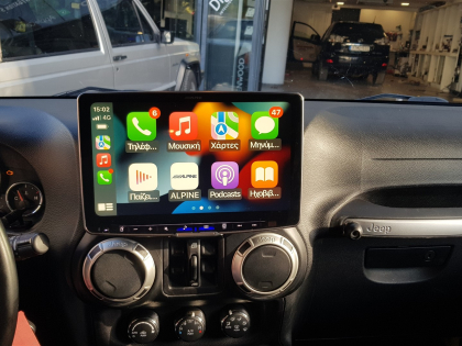 Jeep Wrangler Rubicon – Εγκατάσταση Multimedia Alpine iLX-F115D με Οθόνη 11"