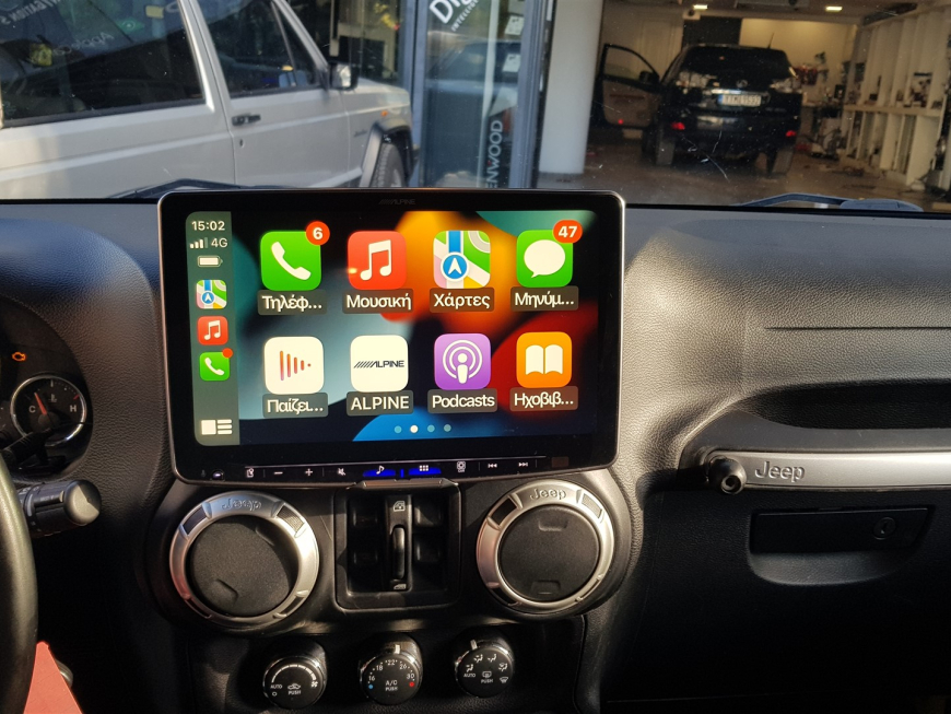 Jeep Wrangler Rubicon – Εγκατάσταση Multimedia Alpine iLX-F115D με Οθόνη 11"