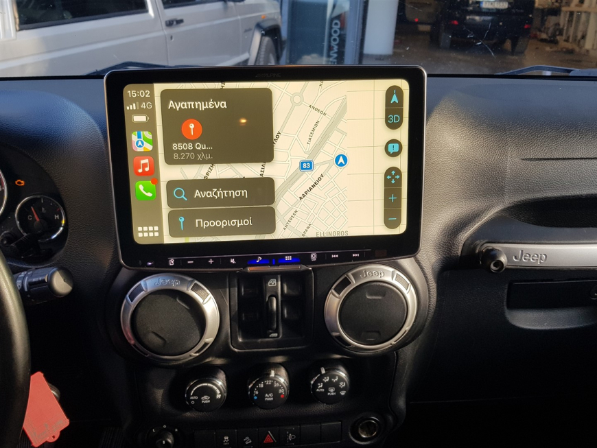 Jeep Wrangler Rubicon – Εγκατάσταση Multimedia Alpine iLX-F115D με Οθόνη 11"