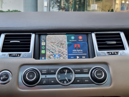Εγκατάσταση carplay / android auto και μπροστα καμερα σε Range Rover Sport