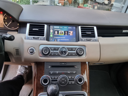 Εγκατάσταση carplay / android auto και μπροστα καμερα σε Range Rover Sport