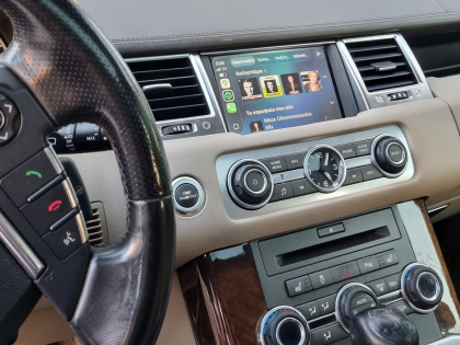 Εγκατάσταση carplay / android auto και μπροστα καμερα σε Range Rover Sport
