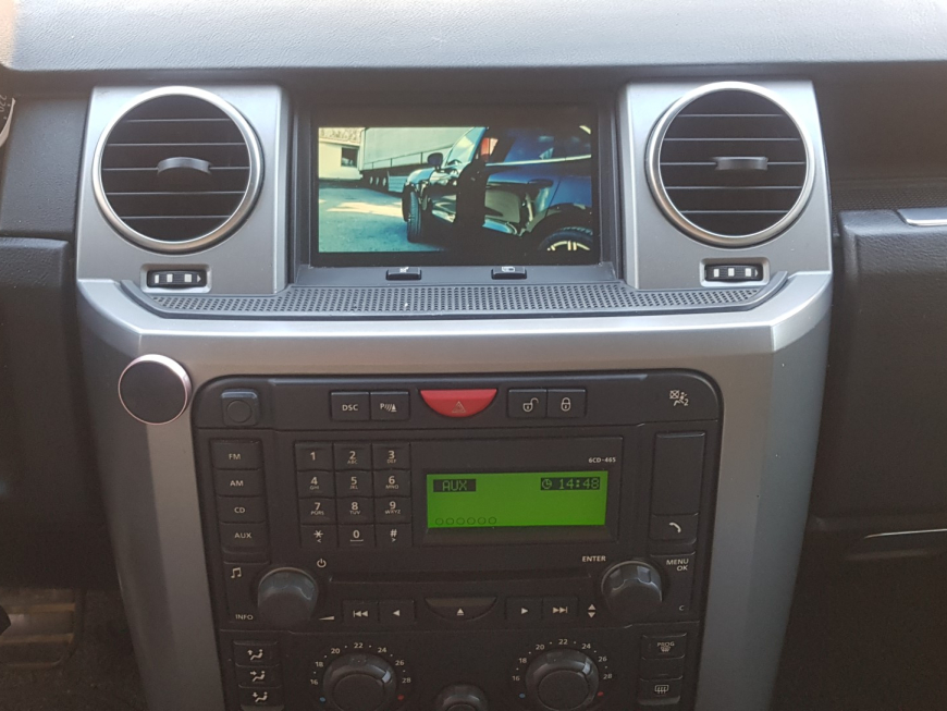 Εγκατάσταση Apple CarPlay, Android Auto, Rear Camera, Media Player, TV Tuner T2 και οθόνη 10,8" οροφής σε Land Rover Discovery 3 HSE