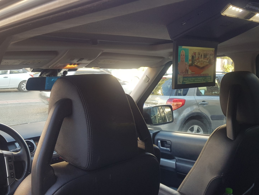 Εγκατάσταση Apple CarPlay, Android Auto, Rear Camera, Media Player, TV Tuner T2 και οθόνη 10,8" οροφής σε Land Rover Discovery 3 HSE