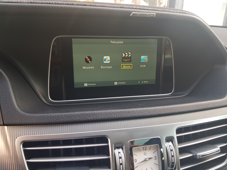 Εγκατάσταση συστήματος πολυμέσων σε Mercedes E-220 W212 Facelift.