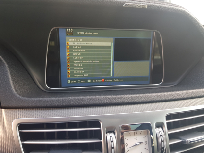 Εγκατάσταση συστήματος πολυμέσων σε Mercedes E-220 W212 Facelift.