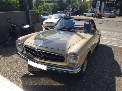 Εγκατάσταση Becker Mexico Radio σε Mercedes SL 280 Pagoda.