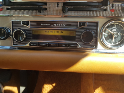 Εγκατάσταση Becker Mexico Radio σε Mercedes SL 280 Pagoda.