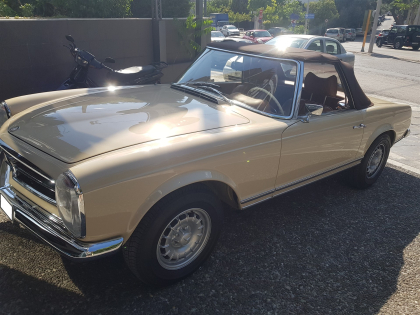 Εγκατάσταση Becker Mexico Radio σε Mercedes SL 280 Pagoda.