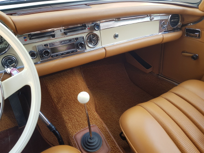 Εγκατάσταση Becker Mexico Radio σε Mercedes SL 280 Pagoda.