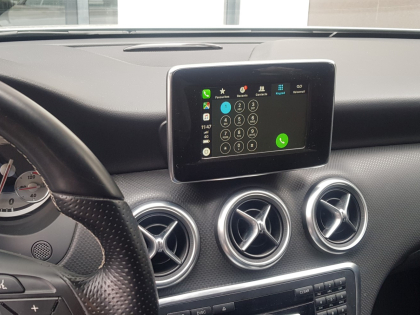 Εγκατάσταση Unique Wireless Apple CarPlay και Wireless Android Auto σε Mercedes A200 W176.