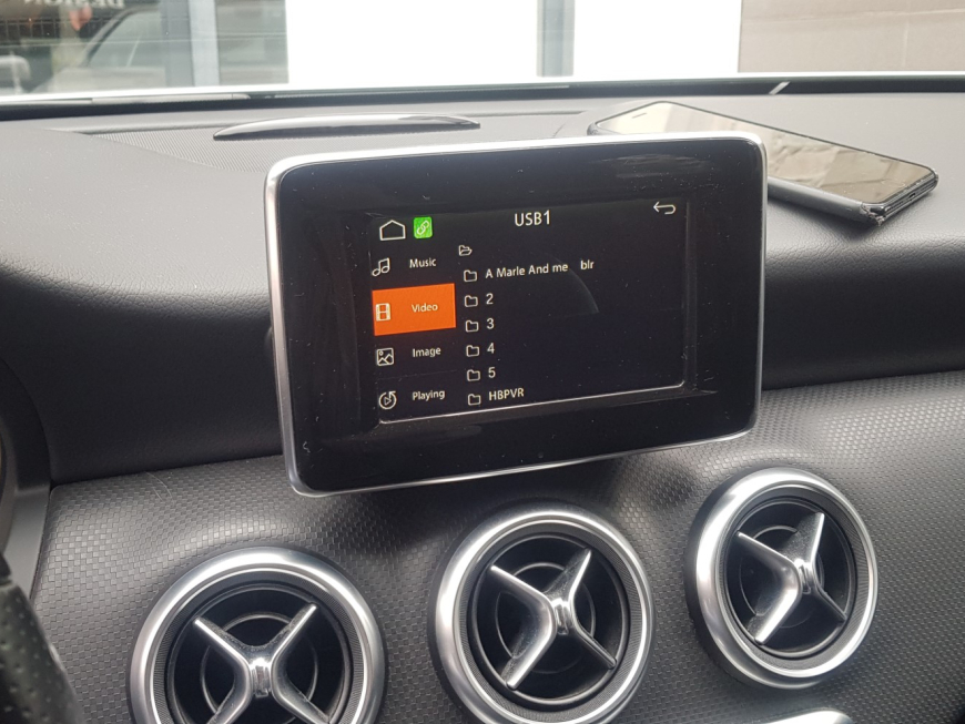 Εγκατάσταση Unique Wireless Apple CarPlay και Wireless Android Auto σε Mercedes A200 W176.