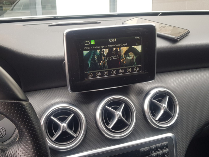 Εγκατάσταση Unique Wireless Apple CarPlay και Wireless Android Auto σε Mercedes A200 W176.