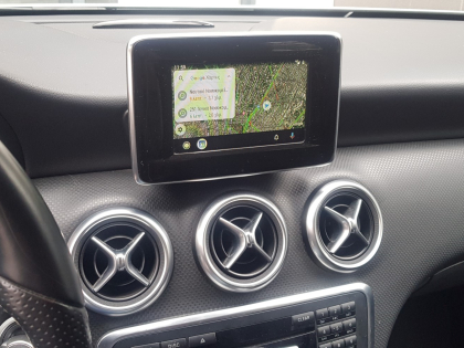 Εγκατάσταση Unique Wireless Apple CarPlay και Wireless Android Auto σε Mercedes A200 W176.