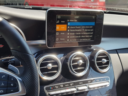 Εγκατάσταση Unique Auto Wireless Android Auto σε Mercedes C180 W204.