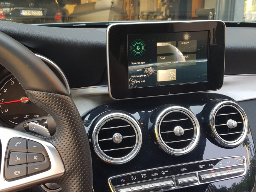 Εγκατάσταση Unique Auto Wireless Android Auto σε Mercedes C180 W204.