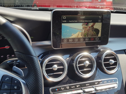 Εγκατάσταση Unique Auto Wireless Android Auto σε Mercedes C180 W204.