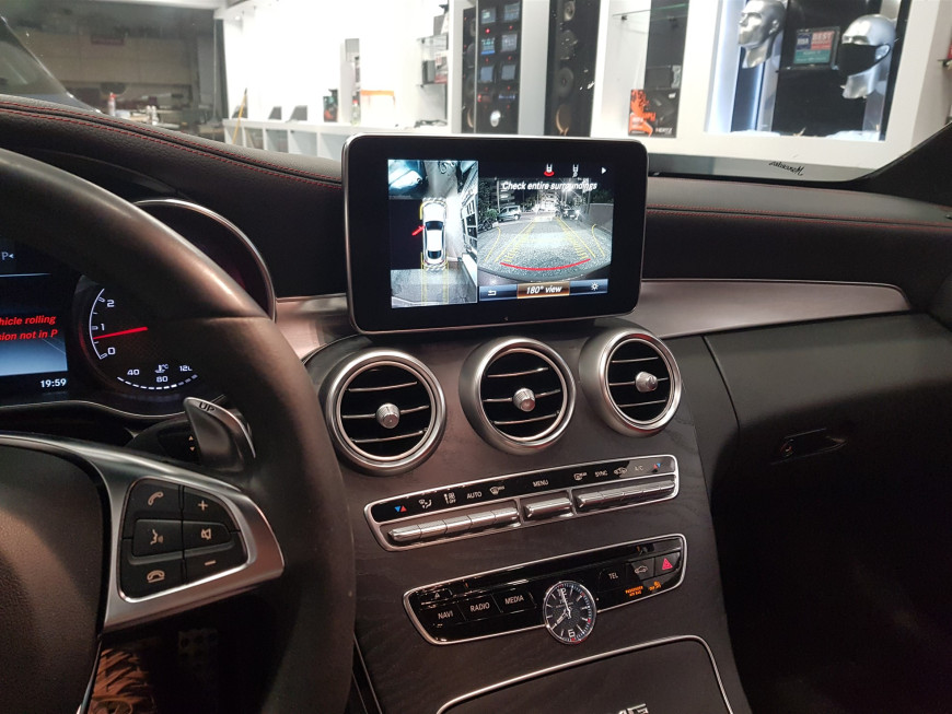 Εγκατάσταση Unique Auto Wireless Apple CarPlay & Android Auto σε Mercedes C63 AMG.