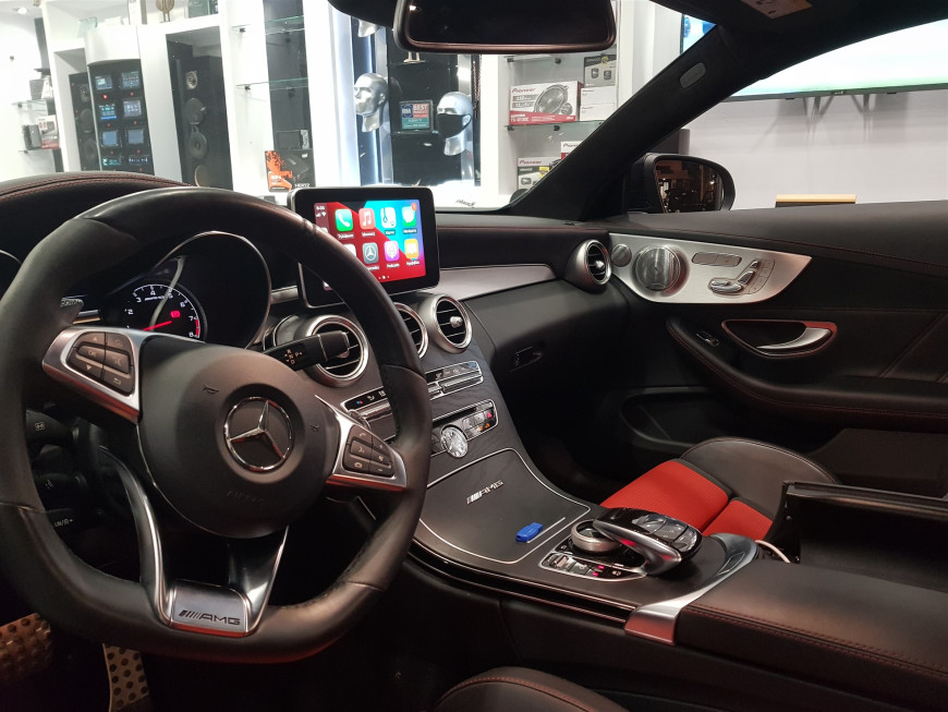 Εγκατάσταση Unique Auto Wireless Apple CarPlay & Android Auto σε Mercedes C63 AMG.