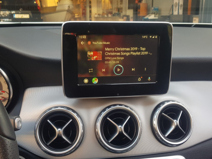 Εγκατάσταση Unique Auto Wireless Apple CarPlay σε Mercedes GLA X-156.