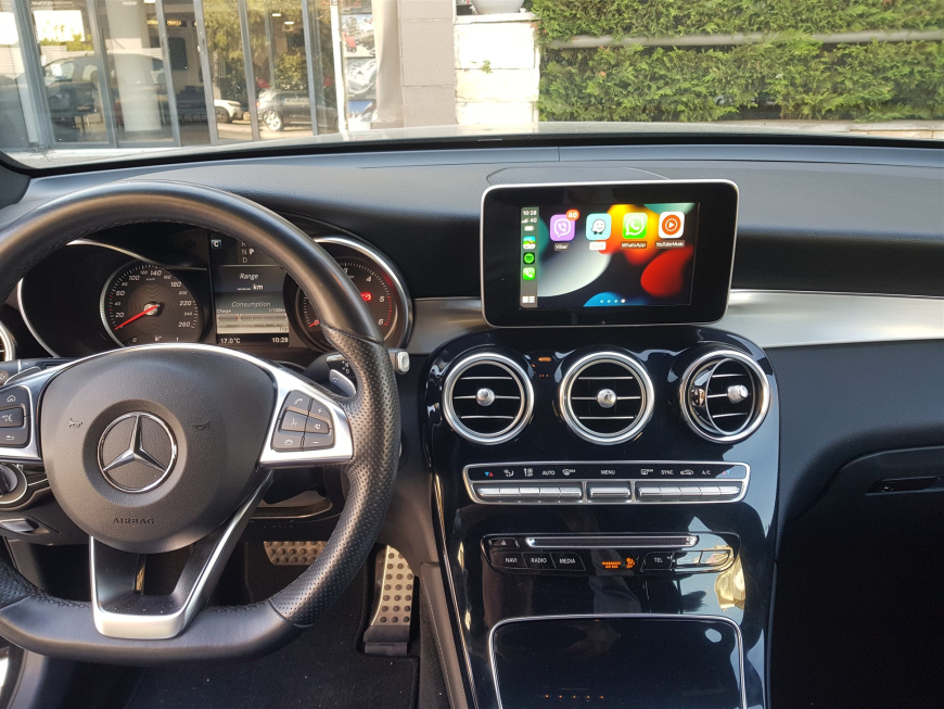 Εγκατάσταση Apple CarPlay της Unique Auto σε Mercedes GLC 250D με σύστημα NTG 5.2.